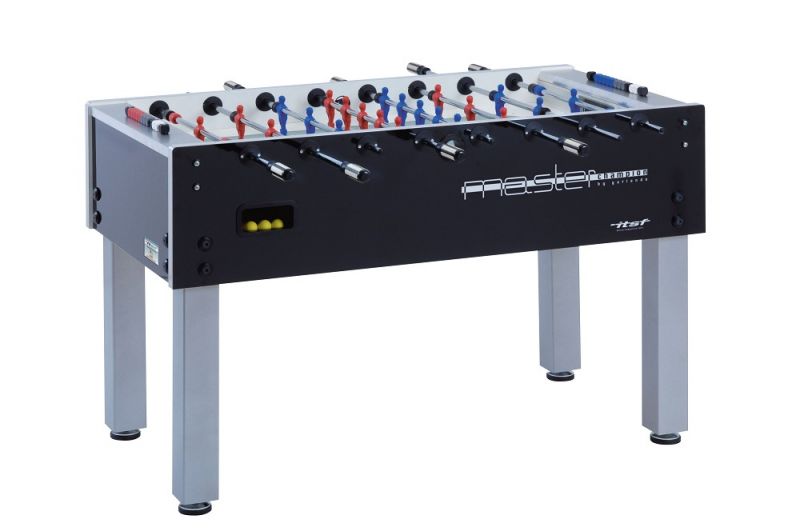 Football Table Garlando Master Champion, Glass Playfield, Tournament Rods