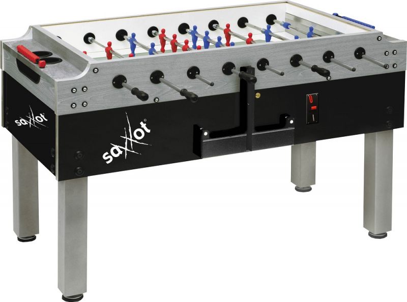 Football Table Garlando saXXot World Champion F2, Glass Playfield, elektronic coinvalidator, LED Illumination