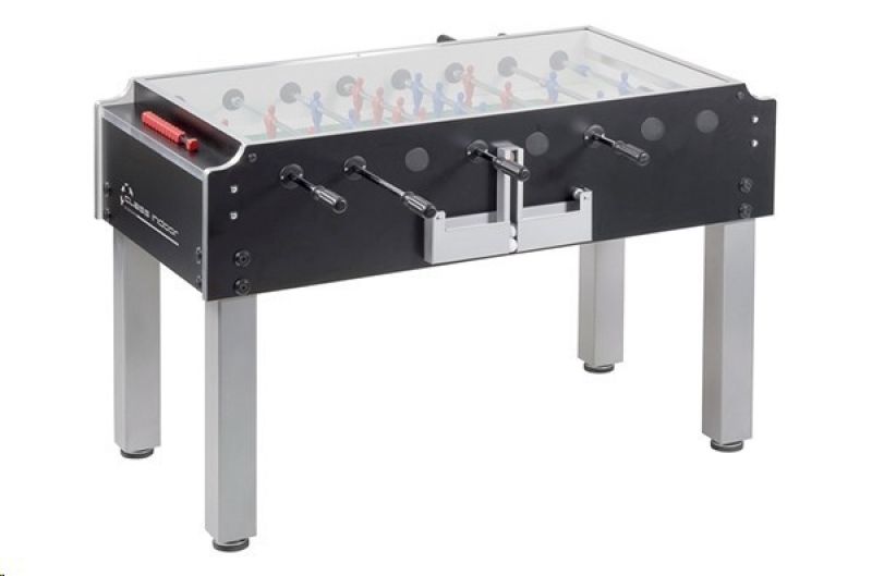 Soccertable Outdoor F2 with Top Class, HPL playfield, Safety-rods