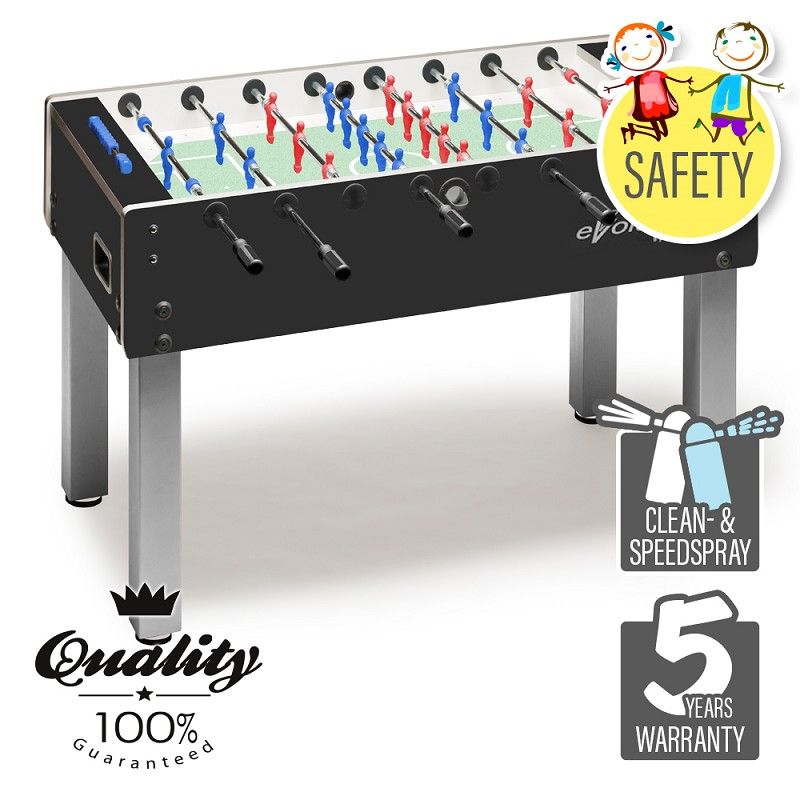 Soccer Table Break Premium Black, Safety