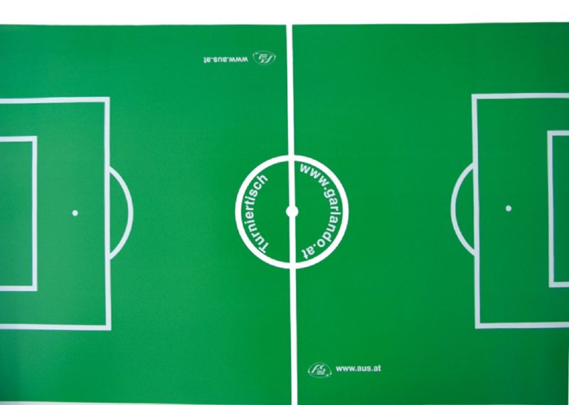 Playfield card for Garlando soccer table