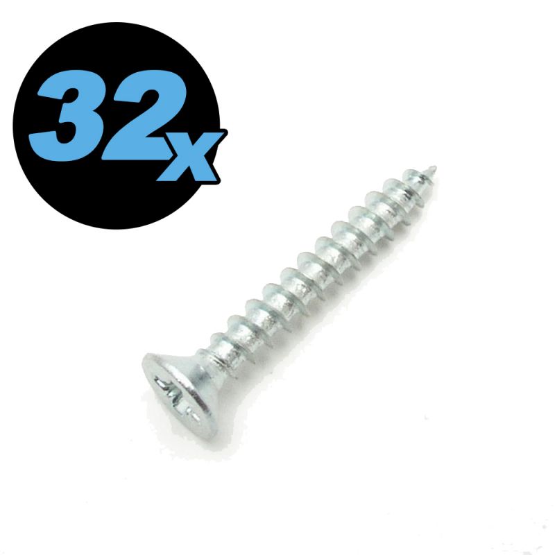 32 pcs. Screw 25 x 4,5 mm for bearing shell Garlando Table soccer