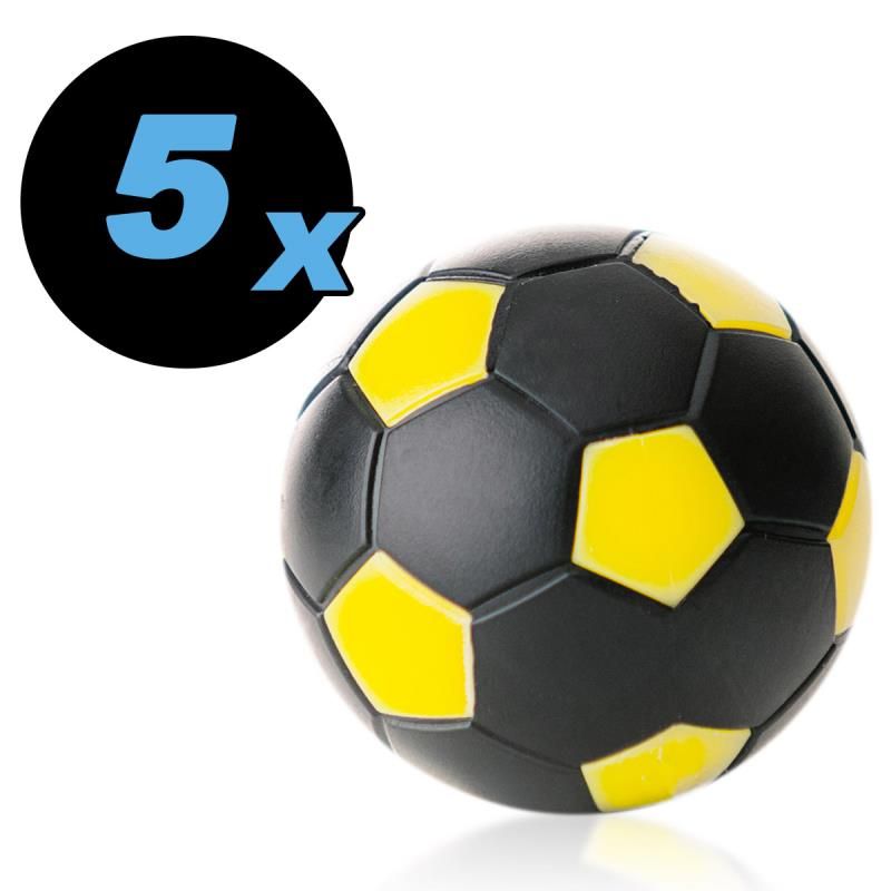 Ball for foosball table black/yellow d 35 mm 24 g