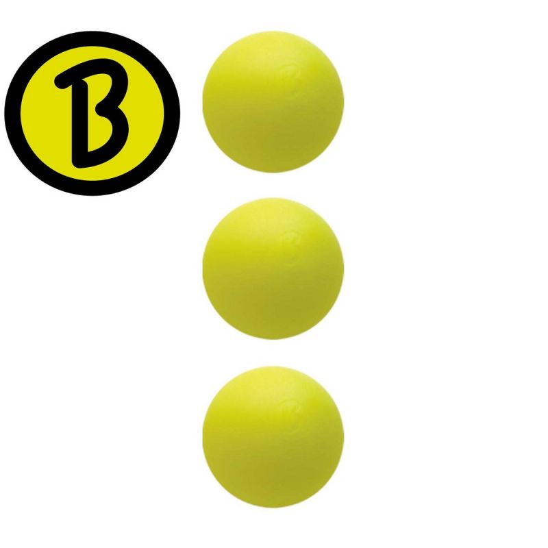 3 pcs. Baerenherz Magic Soccertable ball yellow D: 33,8 mm approx. 19 g