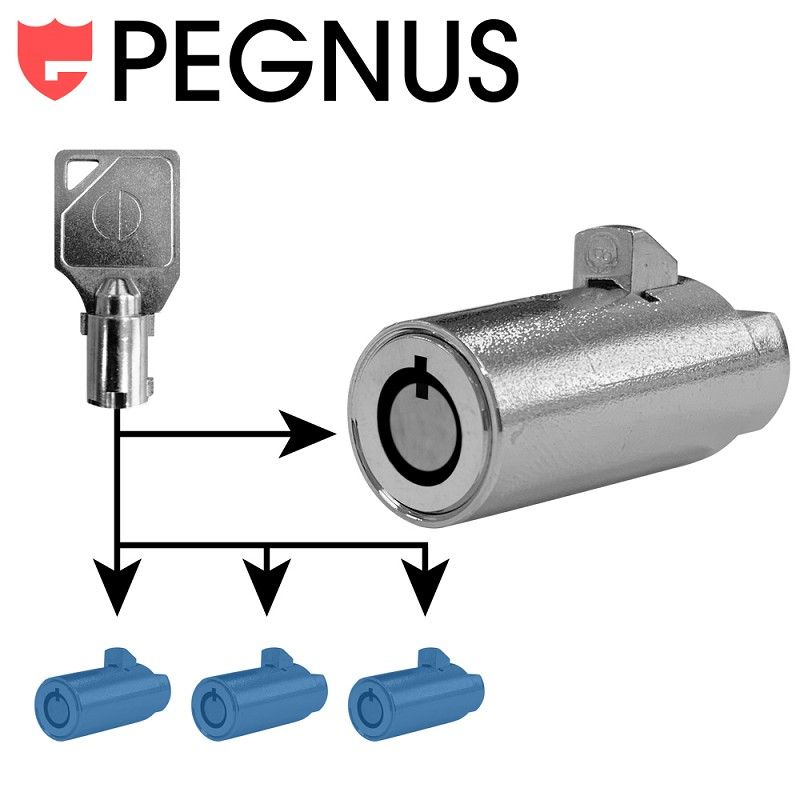 Lock T-Handle Pegnus KA C1403 inner cylinder