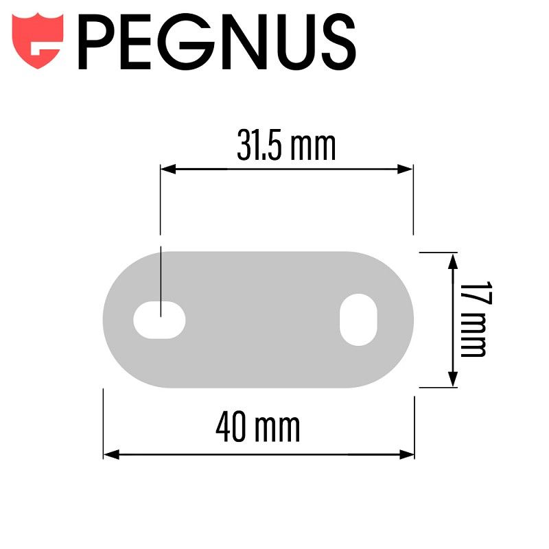 Machine Service Lock Set 2 pcs Pegnus KA C1403 Lenght 16 mm - 5/8" 16 mm - 7/8" 28.6 mm - 1 1/8"