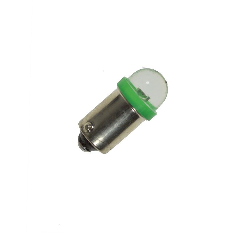 Pinball LED BA9S 6,3 Volt AC Clear short round 90° Angles