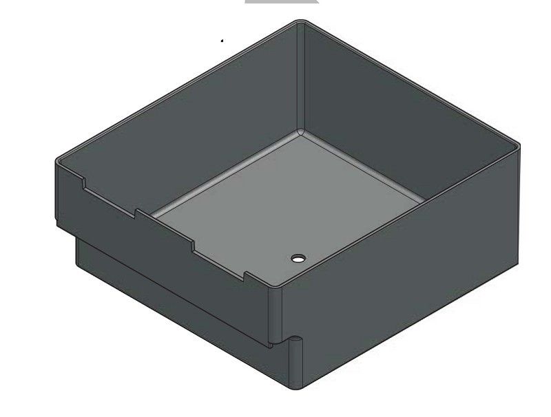 Plastic cashbox for machines 290x260x115mm