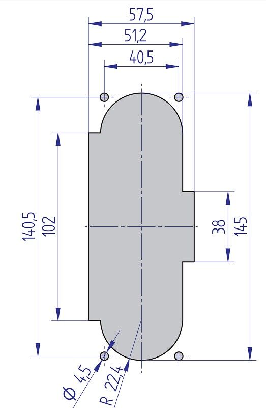 Coinvalidator mechanical with frontplate LF6 1.00 Euro