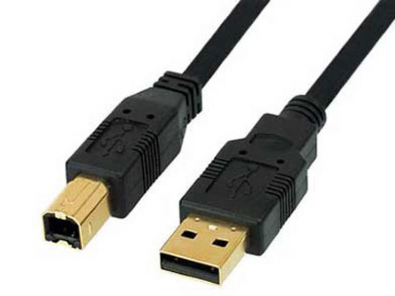 USB 2.0 cable with connector typ A & B