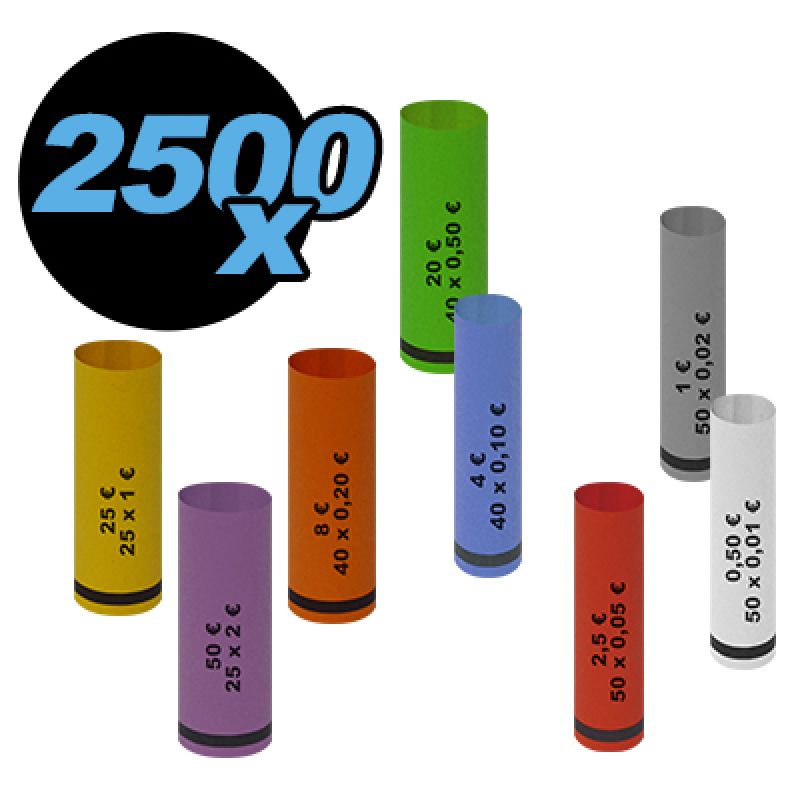 Münzhülsen für Münzzahlgeräte oder zum händisch Füllen