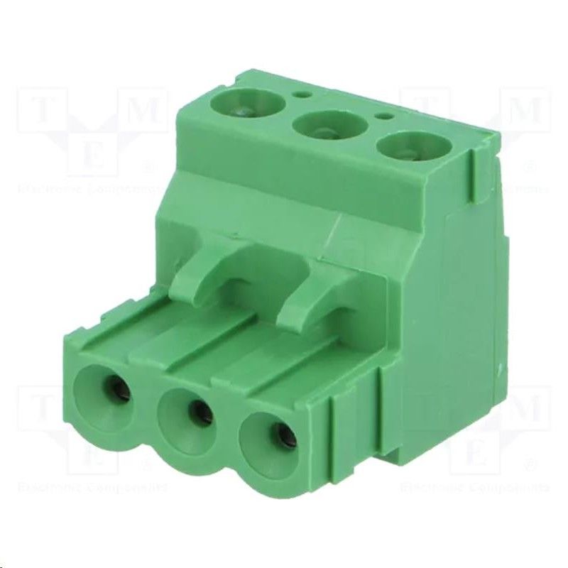 Pluggable terminal block 3 way