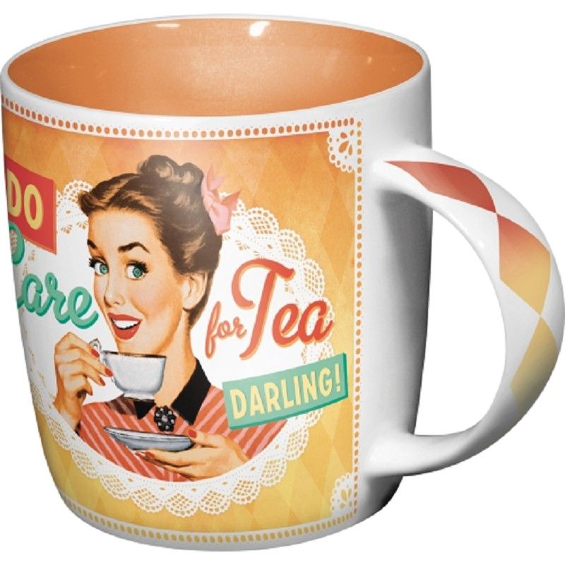 Tasse - I Do Care For Tea - Kaffeetasse