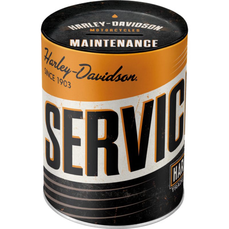 Money box - Harley Davidson Service - matt