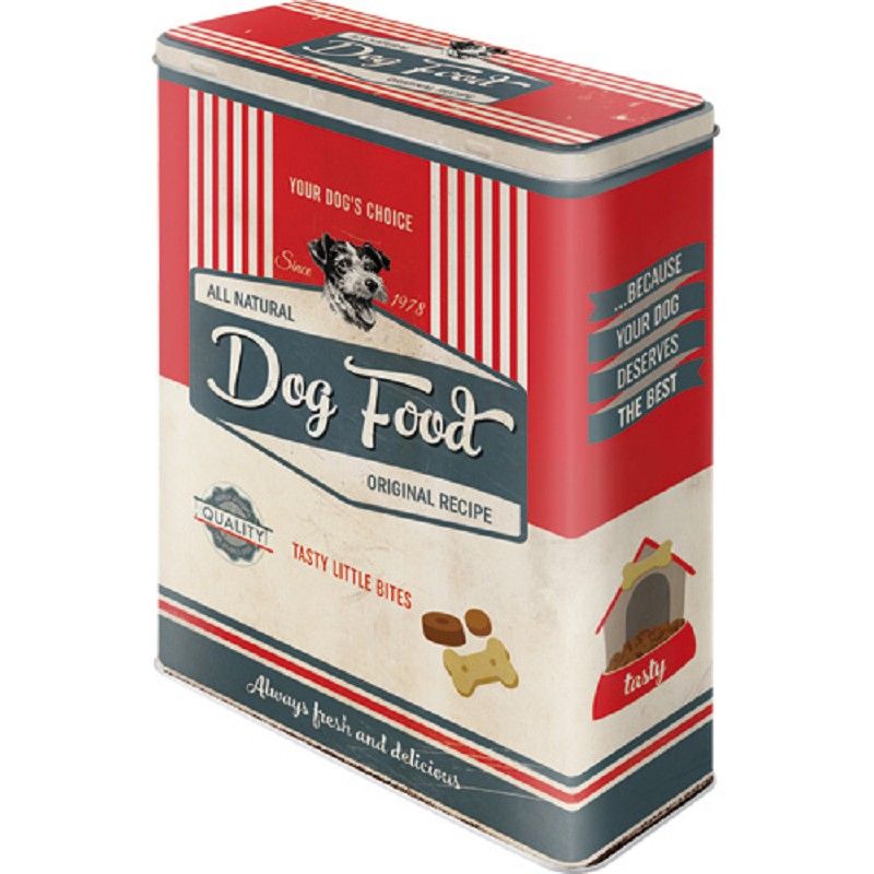 Tin box XL - Dog Bisquits - Pfotenschild