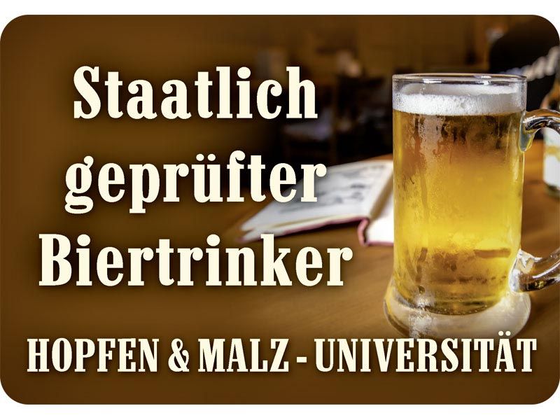 Metall sign hangers Biertrinker