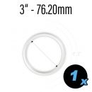Rubber ring 3" white