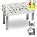 Football Table Garlando G500, Glass Playfield, Safety-Rods