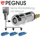 Pegnus Key Switch (n/o) KA C1403 36,50 mm - 1 7/16" key no return